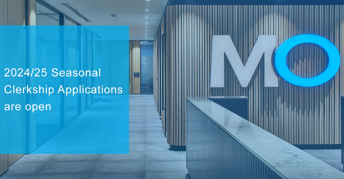 Applications are now open for Mills Oakley’s Seasonal Clerkships. Our clerkship program offers law students the opportunity to work with our lawyers to learn more about working in the legal sector. For more information and how to apply, visit this link: millsoakley.com.au/graduates/