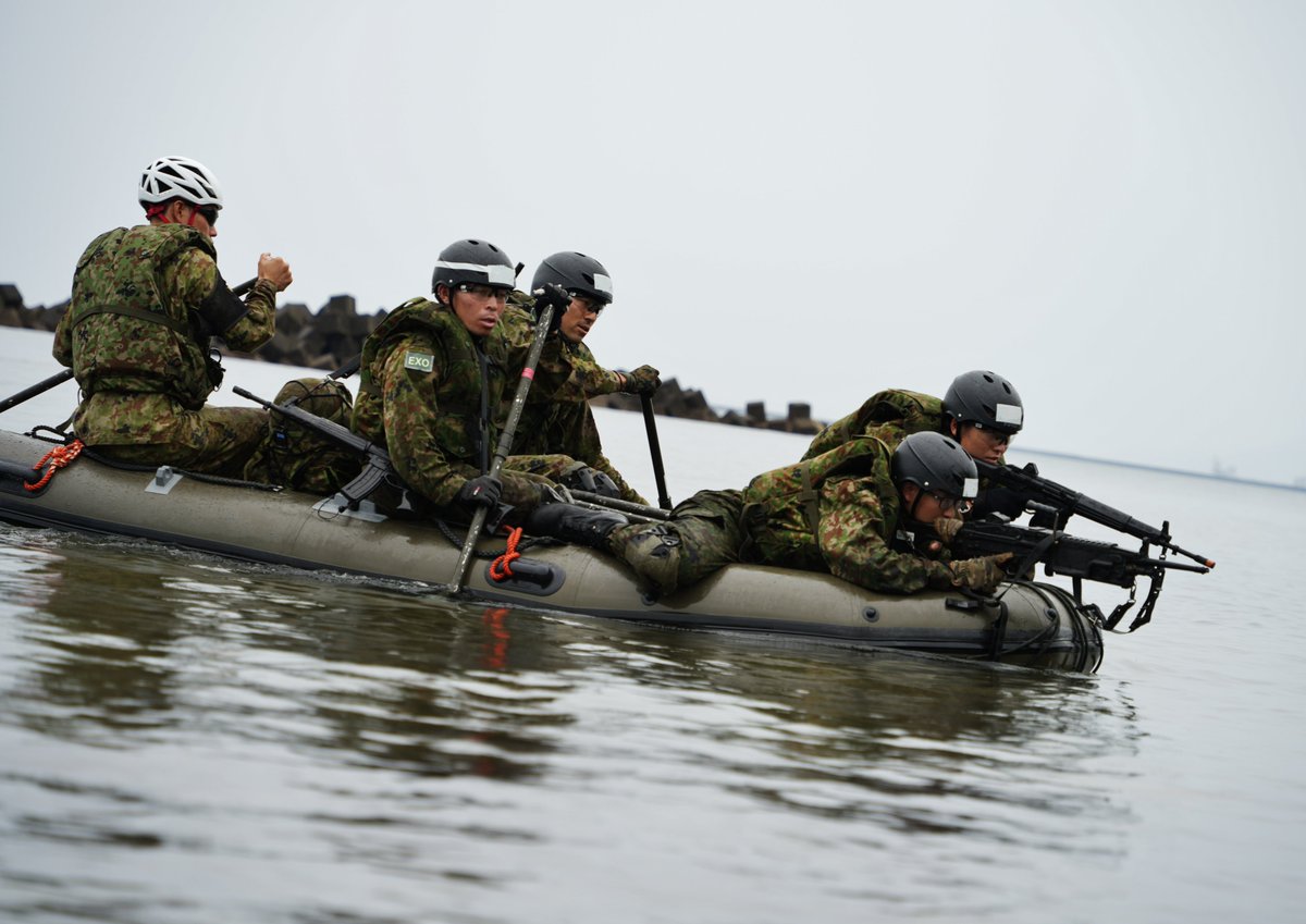 第2普通科連隊】 レンジャー、水路潜入！ 高田駐屯地で実施中の＃15