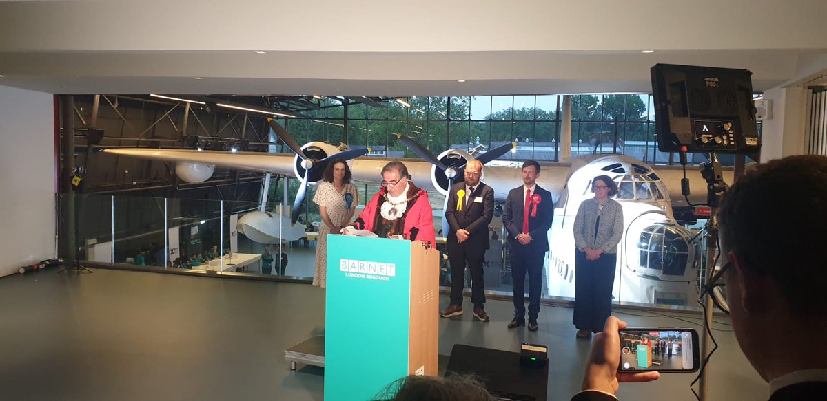 @MayorofBarnet (@mayorofbarnet) on Twitter photo Immensely privileged to be the Returning Officer for the three constituencies in the London Borough of Barnet, announcing the results in front of the Sunderland at the <a href="/RAFMuseum/">RAF Museum</a>. Immensely privileged to be the Returning Officer for the three constituencies in the London Borough of Barnet, announcing the results in front of the Sunderland at the <a href="/RAFMuseum/">RAF Museum</a>.