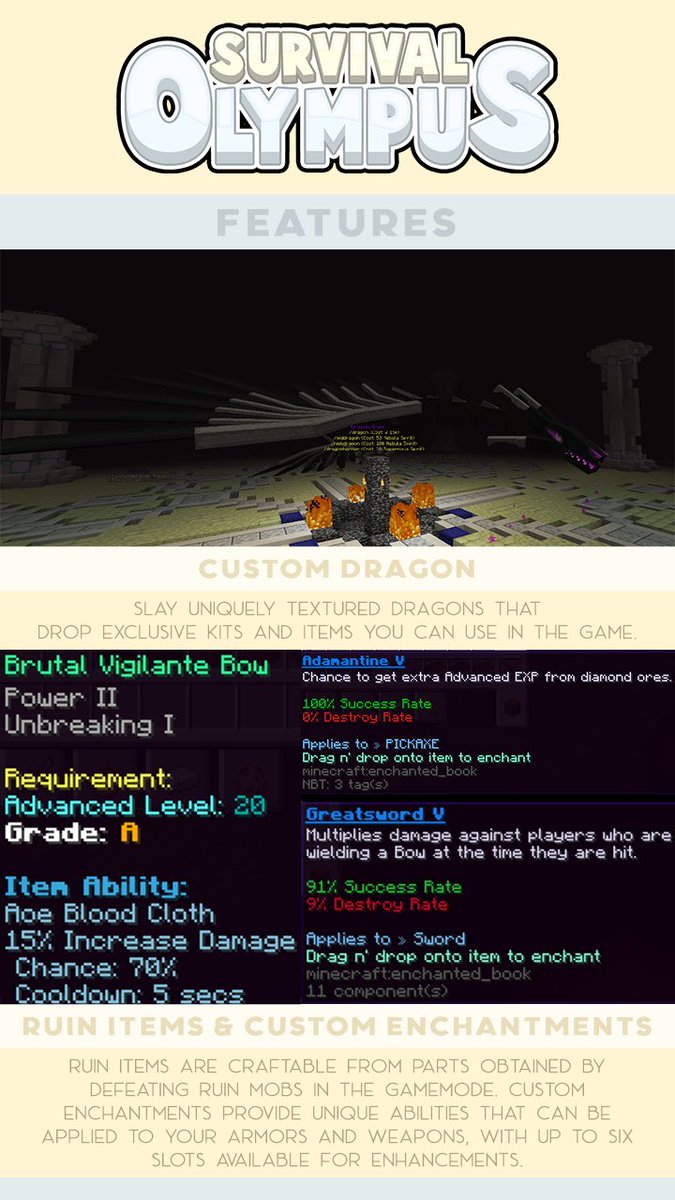 ManticNetwork's tweet photo. Survival Olympus Release this weekend on 6/07/2024. 

Here are some of the few features we have to offer! https://t.co/aaWKZFpgf7
