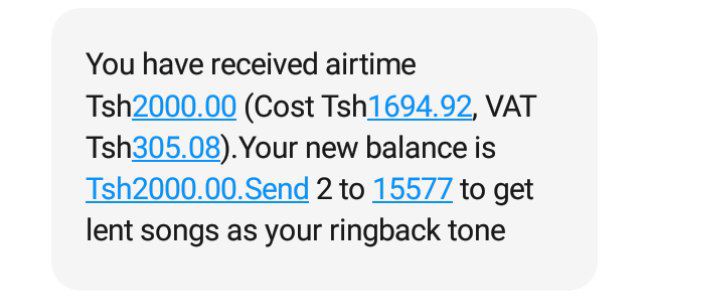 Thread fupi sana ya namna ya kupata vocha za 2000  buree 

Pia kama una kifaa Zaidi ya kimoja mfano simu 3 utapata 6000.

Gonga LIKE, twende kazi 👇👇👇