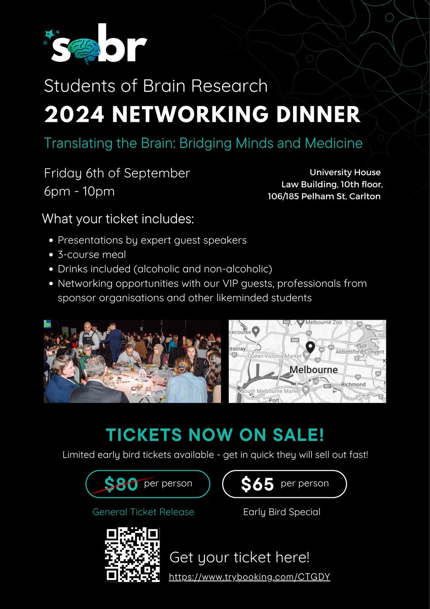 SOBRNetwork's tweet image. An evening of expert speakers, networking and good food - what more could you want? Get your early bird ticket before their gone! trybooking.com/CTGDY