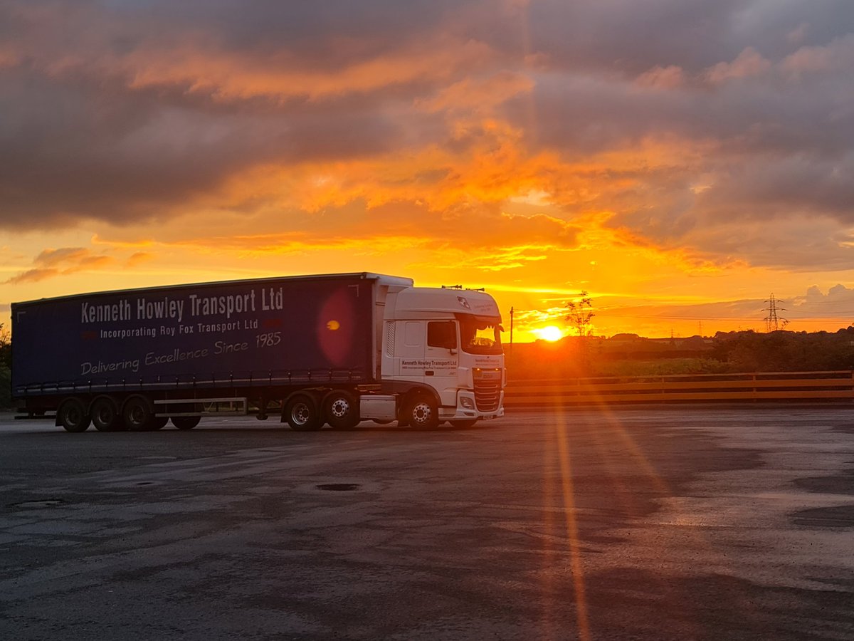Early morning missions. The freight never stops.
