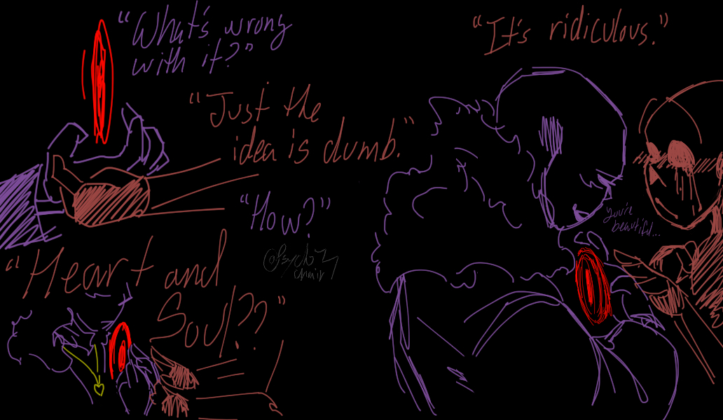 Psycho_Chair_'s tweet photo. "I just don't think it's realistic. I kinda hate the idea, of giving my soul like that. And for what? Love? What a joke."
[they are so in love skdfjhapshdfa]

#crosssans #killersans #crossxkiller #killerxcross #kross #criller #undertaleAU https://t.co/rIeVruijli