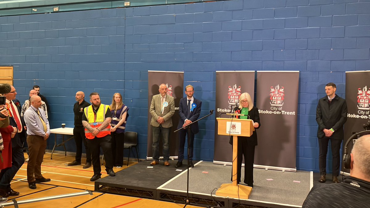 Well that’s the final Labour victory here in Stoke. A clean sweep of 3/3