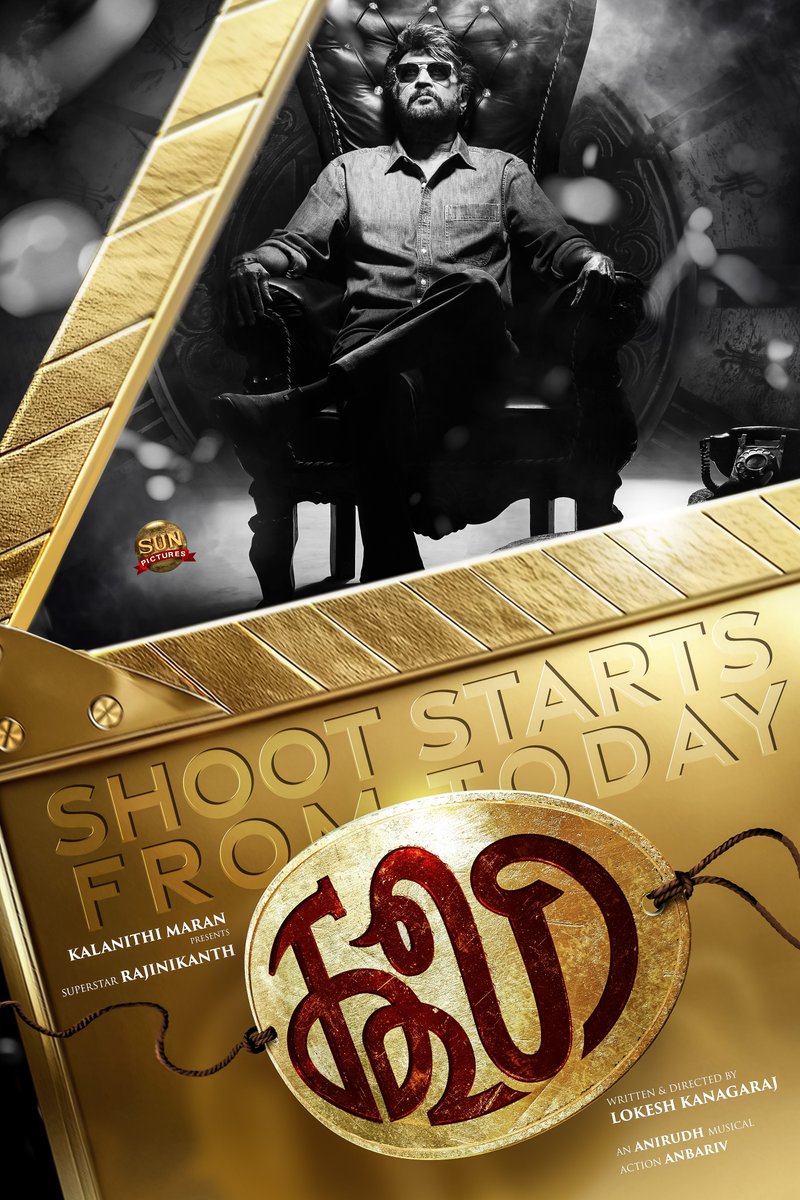 Sun Pictures (@sunpictures) on Twitter photo Superstar-Loki Sambhavam begins! 🔥 #Coolie shooting starts today 💥
<a href="/rajinikanth/">Rajinikanth</a> <a href="/Dir_Lokesh/">Lokesh Kanagaraj</a> <a href="/anirudhofficial/">Anirudh Ravichander</a> <a href="/anbariv/">AnbAriv</a> <a href="/Dir_Chandhru/">Chandhru Anbazhagan</a> Superstar-Loki Sambhavam begins! 🔥 #Coolie shooting starts today 💥
<a href="/rajinikanth/">Rajinikanth</a> <a href="/Dir_Lokesh/">Lokesh Kanagaraj</a> <a href="/anirudhofficial/">Anirudh Ravichander</a> <a href="/anbariv/">AnbAriv</a> <a href="/Dir_Chandhru/">Chandhru Anbazhagan</a>