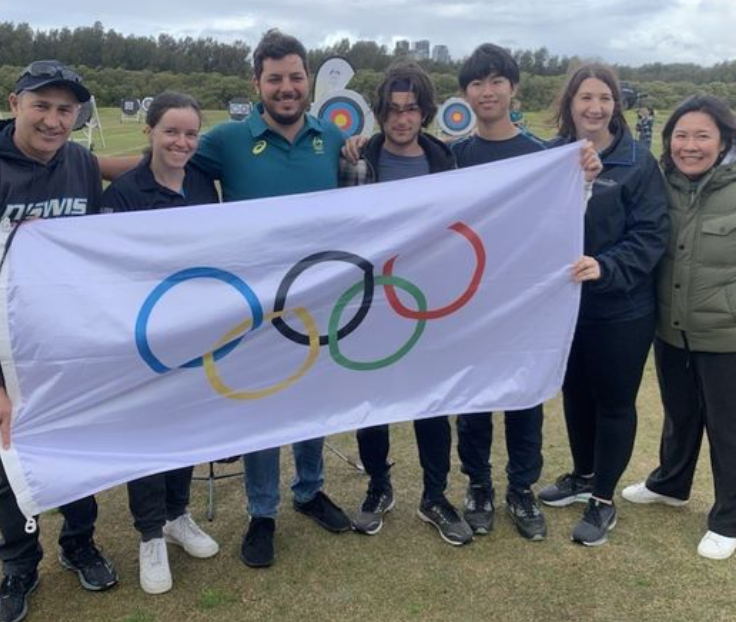 Congrats #TeamNSWIS archer Peter Boukouvalas on his #Paris2024 #AllezAUS 🇦🇺selection. Special mention to his coach Ya Ping Shih &amp; HP support team; Liam Quinn S&amp;C, Krystal Sharp physio, Kelsey Coaldrake dietitian, Damien O'Meara biomec, Cara Dobinson AW&amp;E and Andy Burns HP Manager