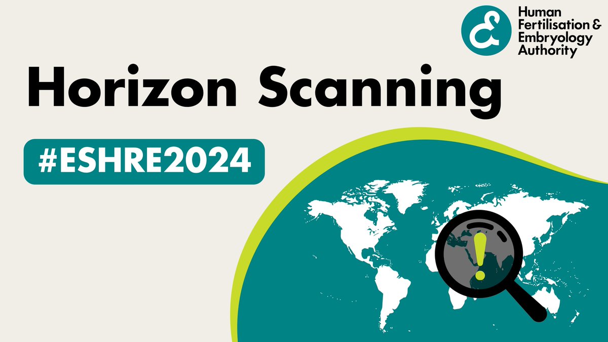 We are delighted to be hosting the HFEA’s Annual Horizon Scanning Meeting at #ESHRE2024.

This meeting enables us to have forward-looking discussions with leading international experts on emerging developments in fertility treatment and human embryo research.

#HorizonScanning