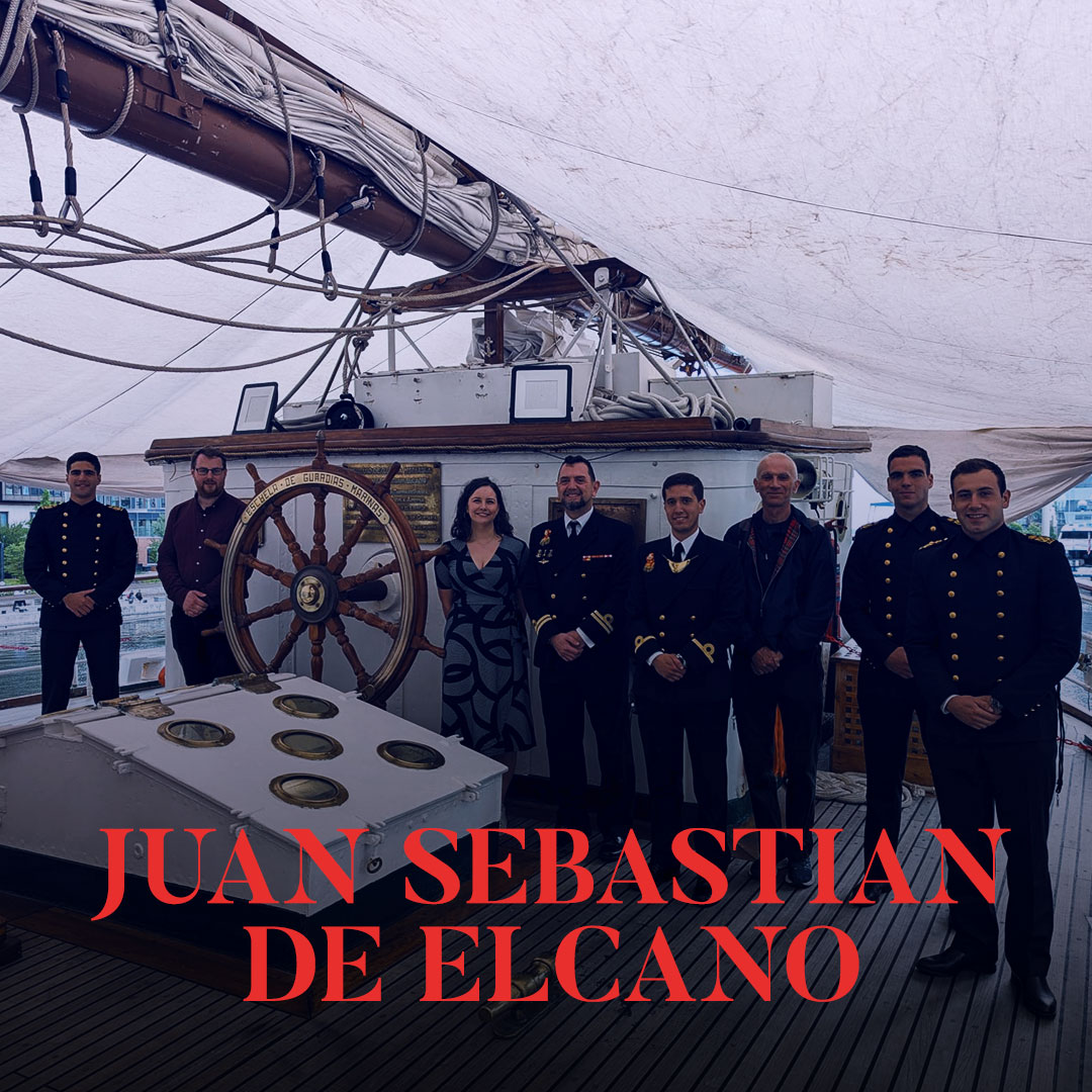 Our team members Lauren and Lachlan visited the historic Spanish ship, Juan Sebastian de Elcano, in London. 🌊🚢 As the current training ship of the Spanish Navy, she continues a legacy Glenlee once held. They explored its rich maritime history and role in naval heritage #glenlee