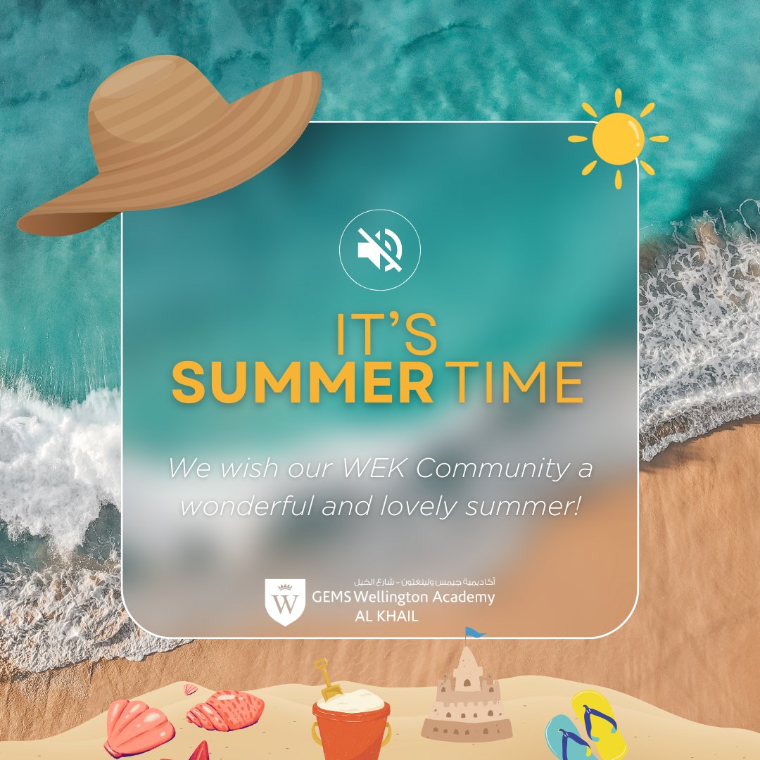 As the year wraps up, we want to thank our amazing WEK community for their dedication and support, making this year a huge success! Have a fantastic summer holiday, and see you all next year! 😍 

#summertime #summervibes #wekcommunity #wekfamily #ouracademy #endofyear @gems_me
