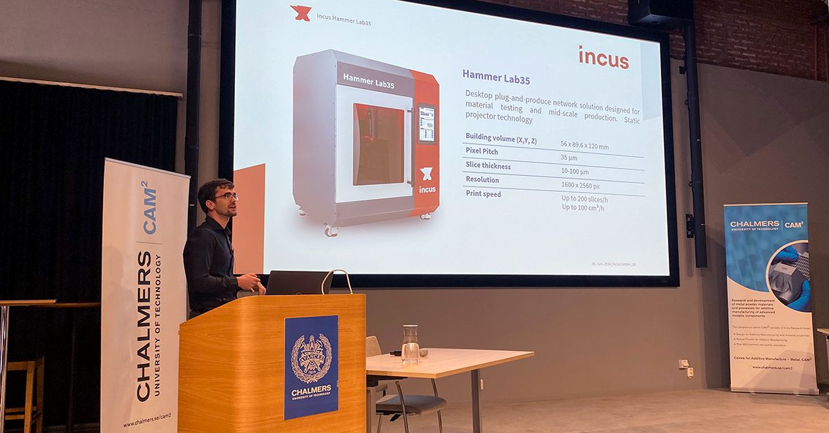 Incus3D's tweet image. Last week, Incus&apos; Senior Material Developer Dr. Cano Cano gave a lecture at the WISE Summer School at @chalmersuniv.  The students were introduced to the LMM technology and its endless possibilities with opportunities to discuss AM technologies, materials, and design aspects.