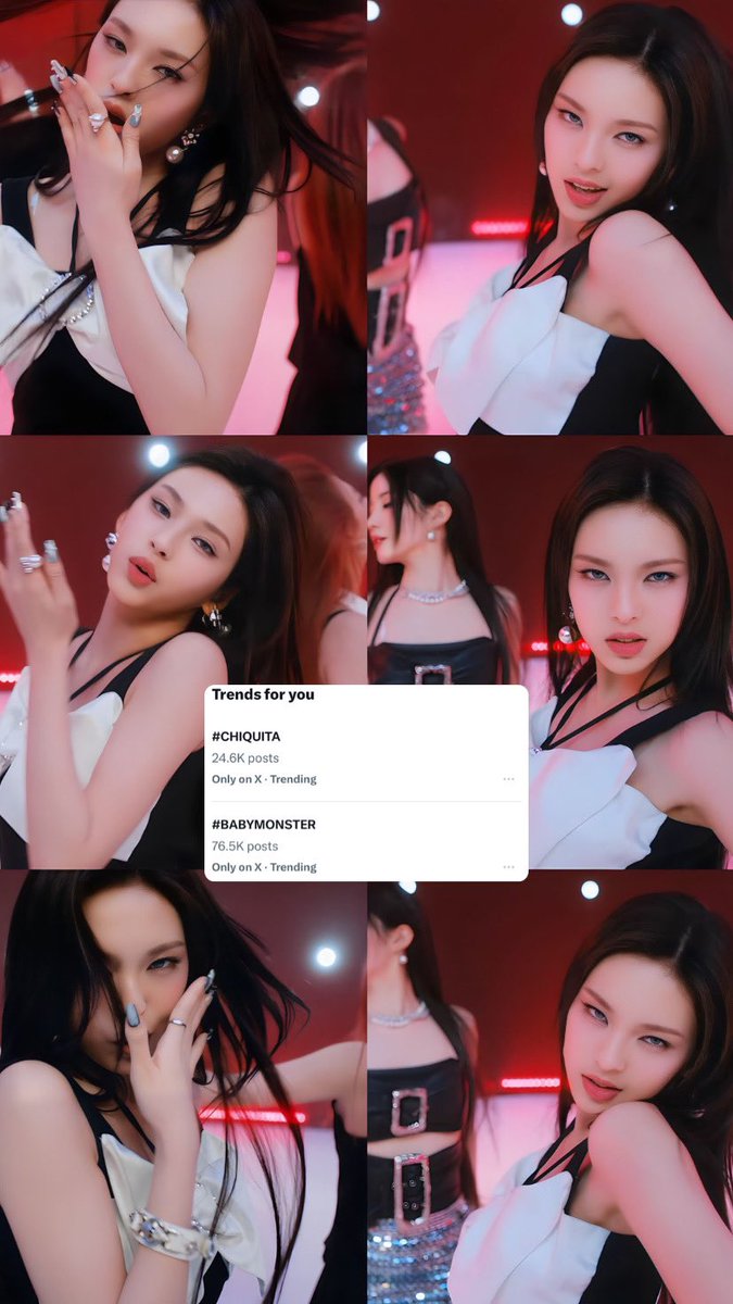 Canny_Focus's tweet photo. #CHIQUITA is Currently Trending in X app Today with 24.6k posts🔥🐈⬛
Keep dropping your tags cheetas/cherries🍒🐈⬛🥰
FOREVER DANCE PERFORMANCE
#FOREVERDancePerformance
#치키타 #BABYMONSTER
@YGBABYMONSTER_ https://t.co/7TLU40Sn00