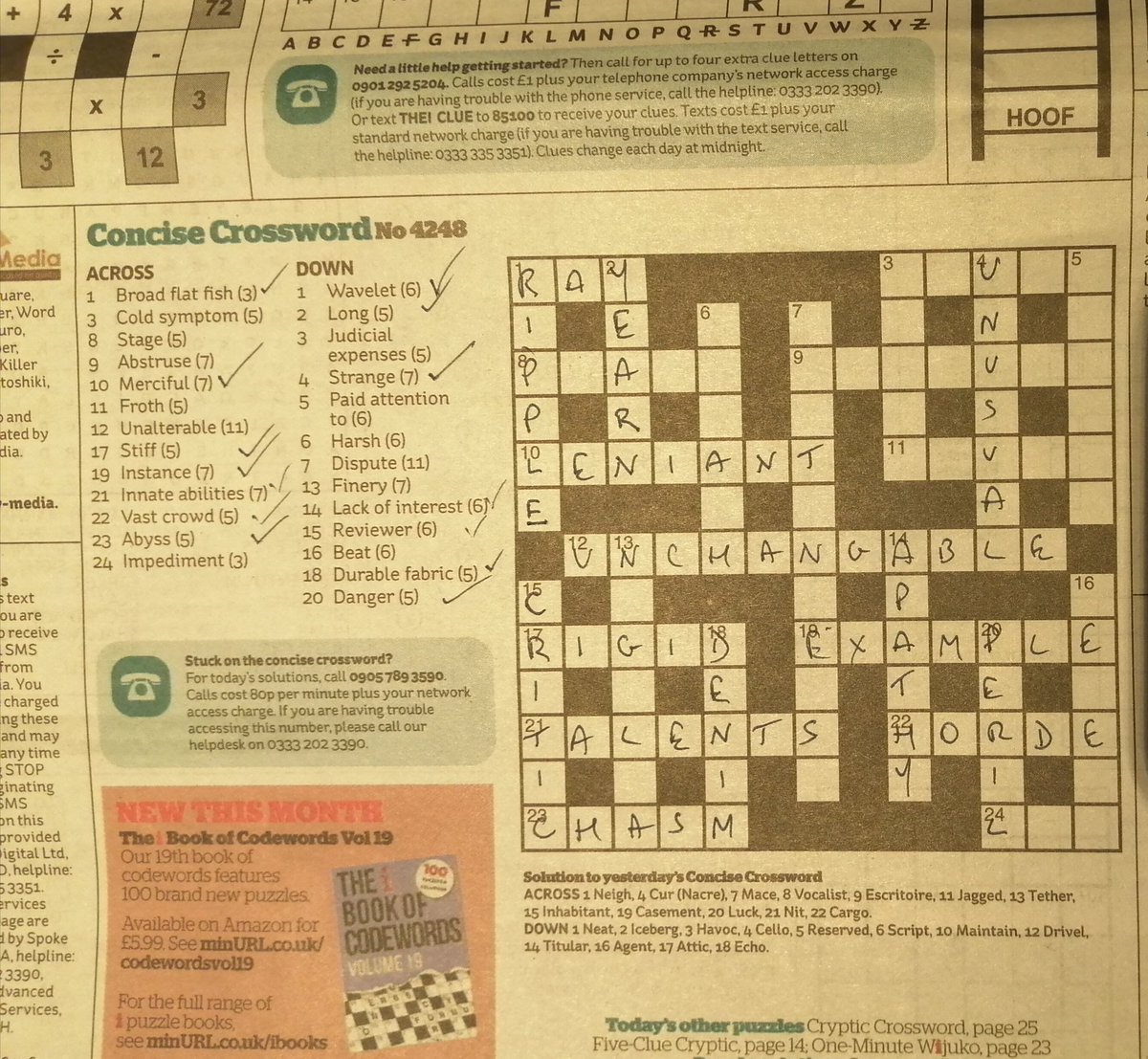 #help #crossword #Friday
