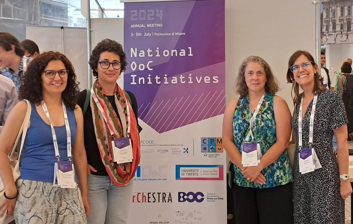 We're thrilled to have met Vânia Silveiro from <a href="/InescMn/">INESC Microssistemas e Nanotecnologias</a>, who promoted the Portuguese Organ-on-Chip Initiative at the @eurooocs meeting in Milan. Let's join forces and help this initiative to boost this emerging knowledge ecosystem. 🚀✨#OrgansOnChips #MPS