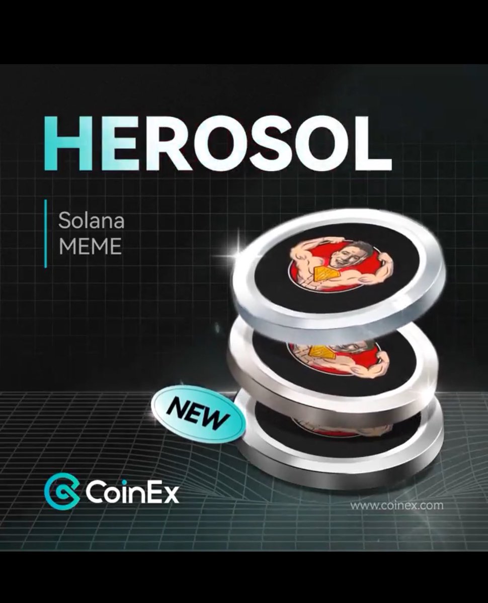 CoinExAfrica's tweet photo. CoinEx Lists $HEROSOL (HERO)
HERO is a celebrity token issued by a famous YouTuber @stevewilldoit.
✅ Trading Pair: #HEROSOL/USDT
✅ Deposit & Withdrawal: Jul 5 at 07:00 UTC
✅ Trading: Jul 5 at 08:30 UTC
Learn more 👉: https://t.co/lKMtE4xXUq
#CoinEx #Listing #Solana #Meme https://t.co/MT6c5gG2ut