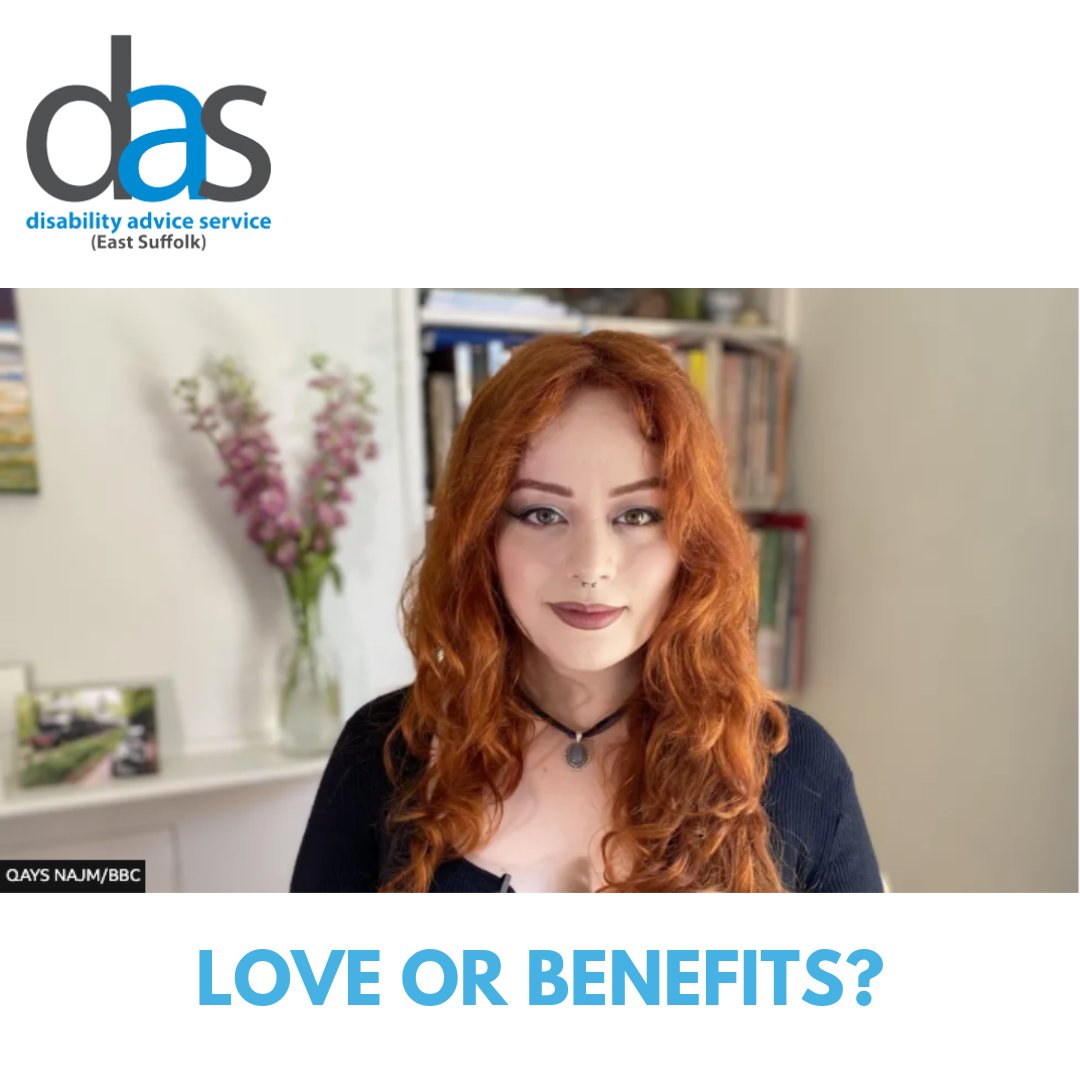 DASeastsuffolk's tweet image. #Ipswich girl Rose Kindred wants to move in with her boyfriend of 5 years but, because of the way the #benefitssystem works, has been forced to remain with her parents: bbc.in/3W71qfr. Need advice on benefits/entitlements/appeals: 01394 387070 / advice@daseastsuffolk.org
