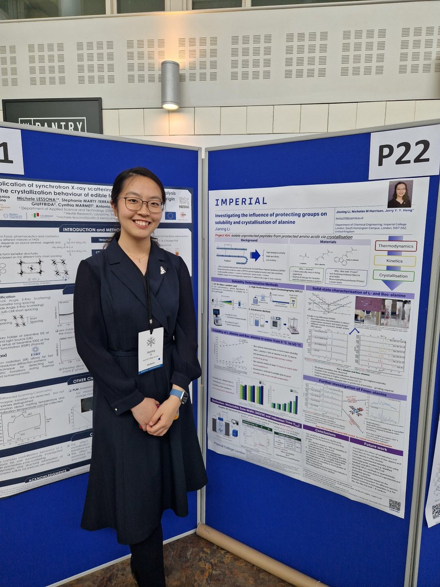Heng Research Group (@henggroup) on Twitter photo Huge congratulations to <a href="/Jianing_Li_/">Jianing Li</a> for winning the Gold Presentation for her student talk as well as the Most Popular Poster prize <a href="/BACG_/">British Association for Crystal Growth</a> 2024! Well done!🏆
Special thanks to Sarah (Sally) Price, FRS, <a href="/ChemKarenR/">Karen Robertson</a>, <a href="/woollam/">Grahame Woollam</a>, and <a href="/yanghuaiyu/">Huaiyu Yang</a> #bacg2024 <a href="/lborouniversity/">Loughborough University</a> <a href="/LboroEng/">Loughborough Engineering</a> Huge congratulations to <a href="/Jianing_Li_/">Jianing Li</a> for winning the Gold Presentation for her student talk as well as the Most Popular Poster prize <a href="/BACG_/">British Association for Crystal Growth</a> 2024! Well done!🏆
Special thanks to Sarah (Sally) Price, FRS, <a href="/ChemKarenR/">Karen Robertson</a>, <a href="/woollam/">Grahame Woollam</a>, and <a href="/yanghuaiyu/">Huaiyu Yang</a> #bacg2024 <a href="/lborouniversity/">Loughborough University</a> <a href="/LboroEng/">Loughborough Engineering</a>