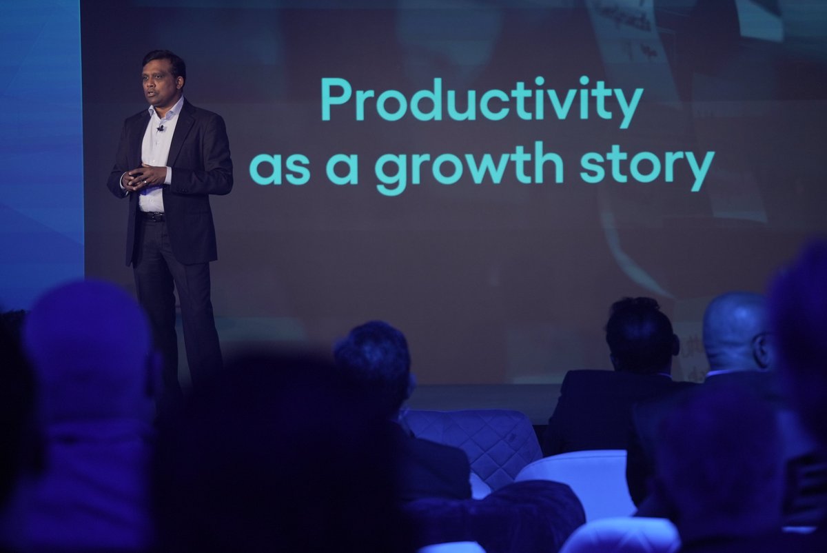 He also talked about how Cognizant is client one for gen AI, noting we leveraged our Gen AI Impact Diagnostic &amp; Blueprint powered by data from Cognizant Research and Oxford Economics.