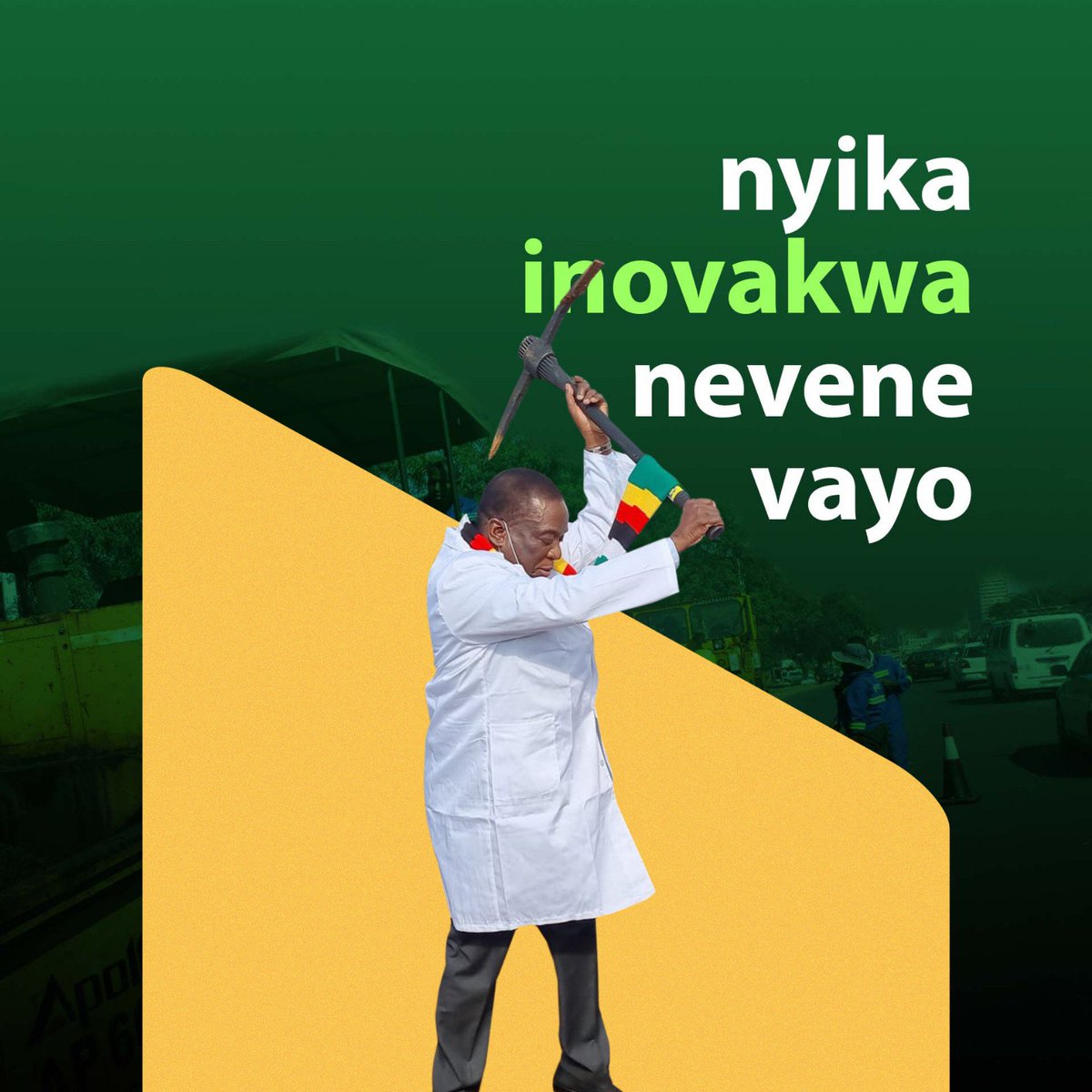 VNgwena1's tweet photo. Let us be builders and not destroyers... Say No to unjustified demonstrations. #44thSummit #nyikainovakwanevenevayo https://t.co/jtaZiCV1UK