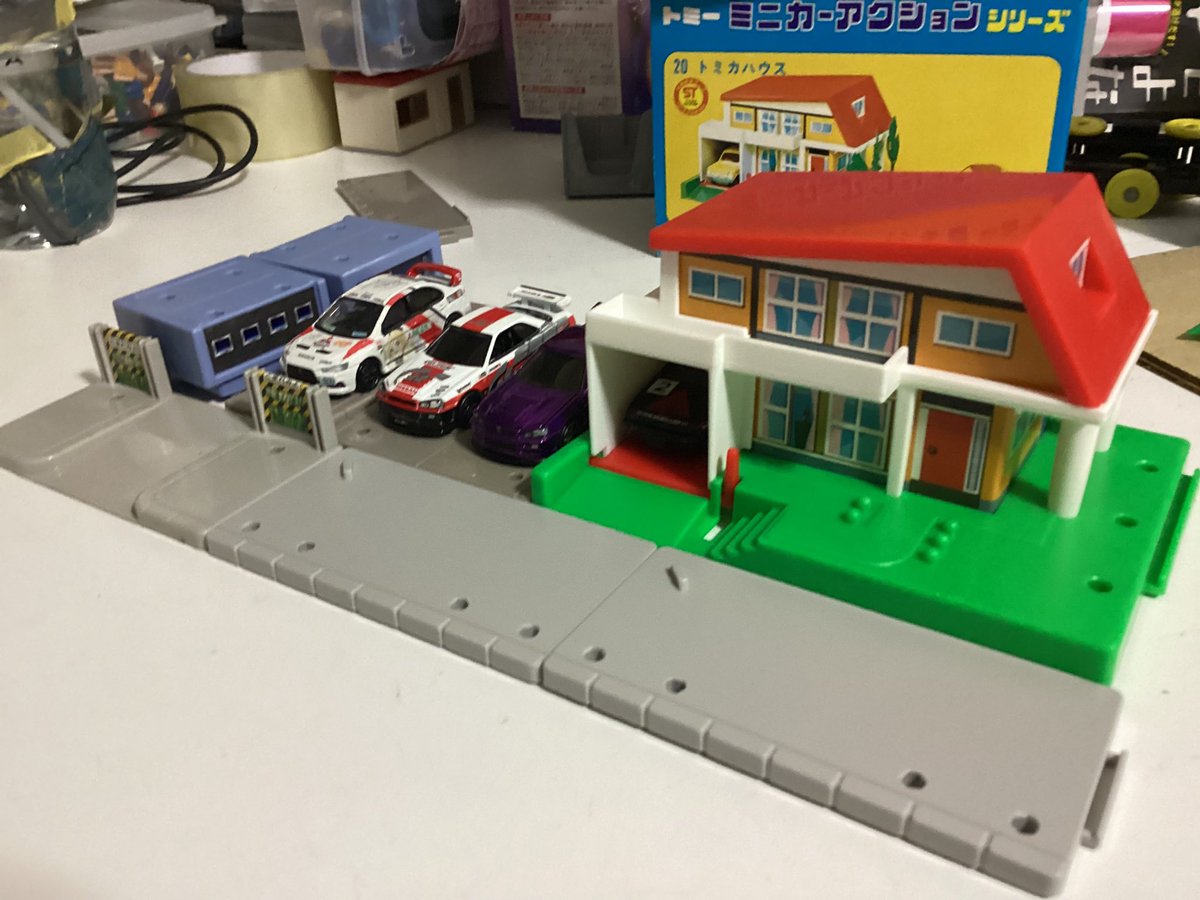 念願のミニカーアクションシリーズのトミカハウスを入手❗️ 消防署が 念願のミニカーアクションシリーズのトミカハウスを入手❗️ 消防署が