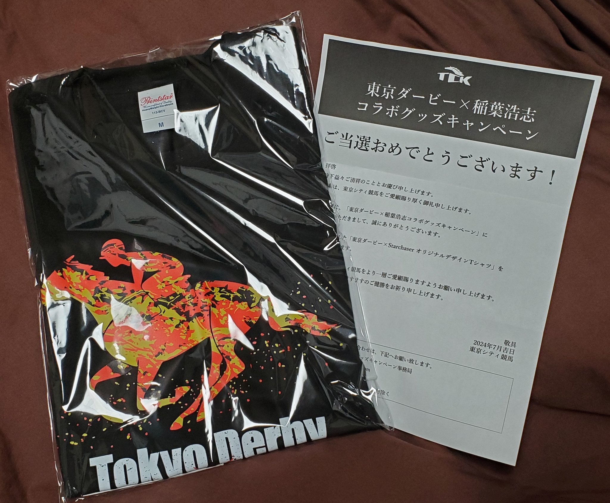 TCK 東京ダービー 稲葉浩志 コラボTシャツ TCK 東京ダービー 稲葉浩志 コラボTシャツ