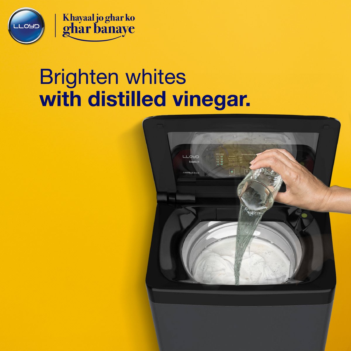 MyLloydIndia's tweet image. No more laundry woes! Follow these simple yet effective wash hacks to make laundry days more peaceful and better for you.

#KhayaalJoGharKoGharBanaye #LloydWashingMachine #Lloyd #IntelliSteam