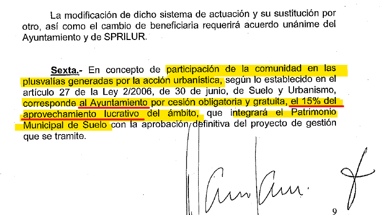 DikerikEz's tweet photo. Siempre dijimos que una de las razones para elegir una zona inundable para hacer el #VIAP era la especulación💰
El Ayto. de @vitoriagasteiz acordó en 2011 con @grupospri repartirse así el pastel🥮
1-Expropiación de fincas a favor de #SPRILUR
2-El Ayto. se queda el 15% del negocio https://t.co/gk7y6nFF4D