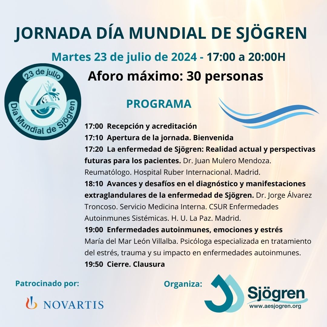 🎉 Gracias x la gran acogida a la propuesta d iluminar de azul tu ciudad en el Día Mundial de #Sjögren. 
No olvides q p' conseguir repercusión es muy importante subir la 🤳🎞️ a tus redes y 🔗. 

📅 Jornada en Madrid: Inscripciones ➡️forms.gle/w31wc3PtGwHTPm…

¡No te lo pierdas! ✍️