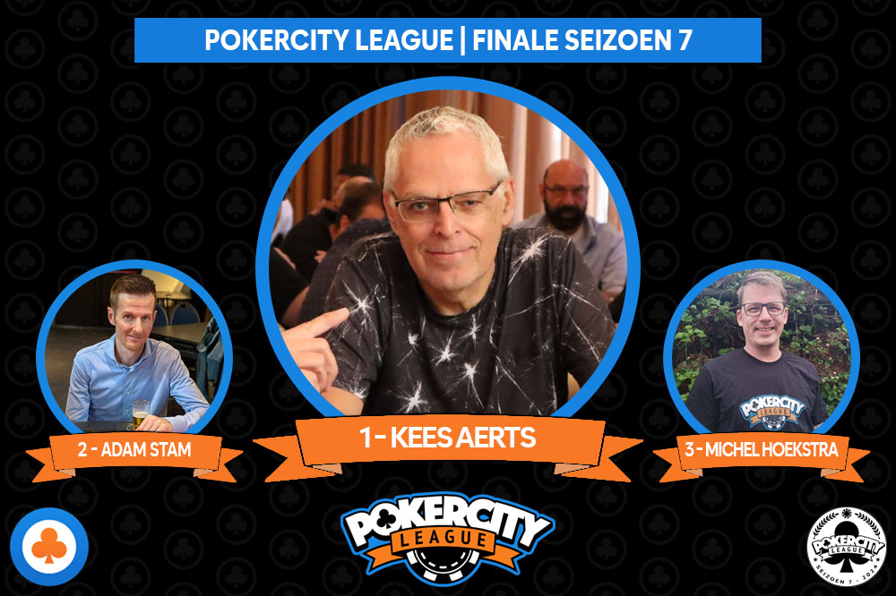 PCL7: Kees Aerts wint finale PokerCity League Seizoen 7! Back-to-back podia voor Adam Stam (2e) &amp; Michel Hoekstra (3e)

pokercity.nl/pcl7-kees-aert…