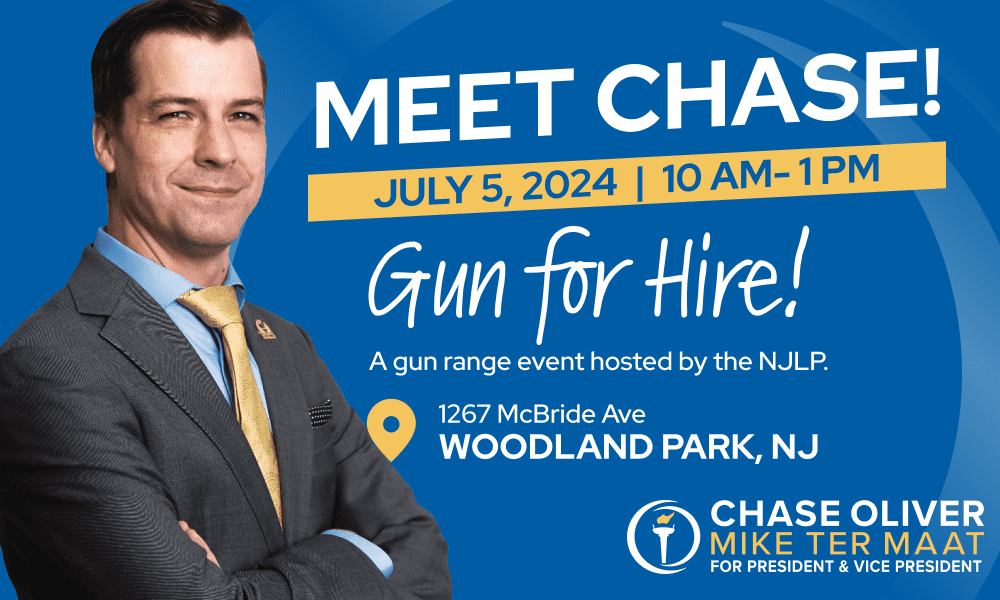 NewJerseyLP's tweet photo. Hurry! Chase Oliver is here! 🔫🗽
Tickets ⬇️
https://t.co/MElBS5EMnt

LL https://t.co/WVaeDo14Qj