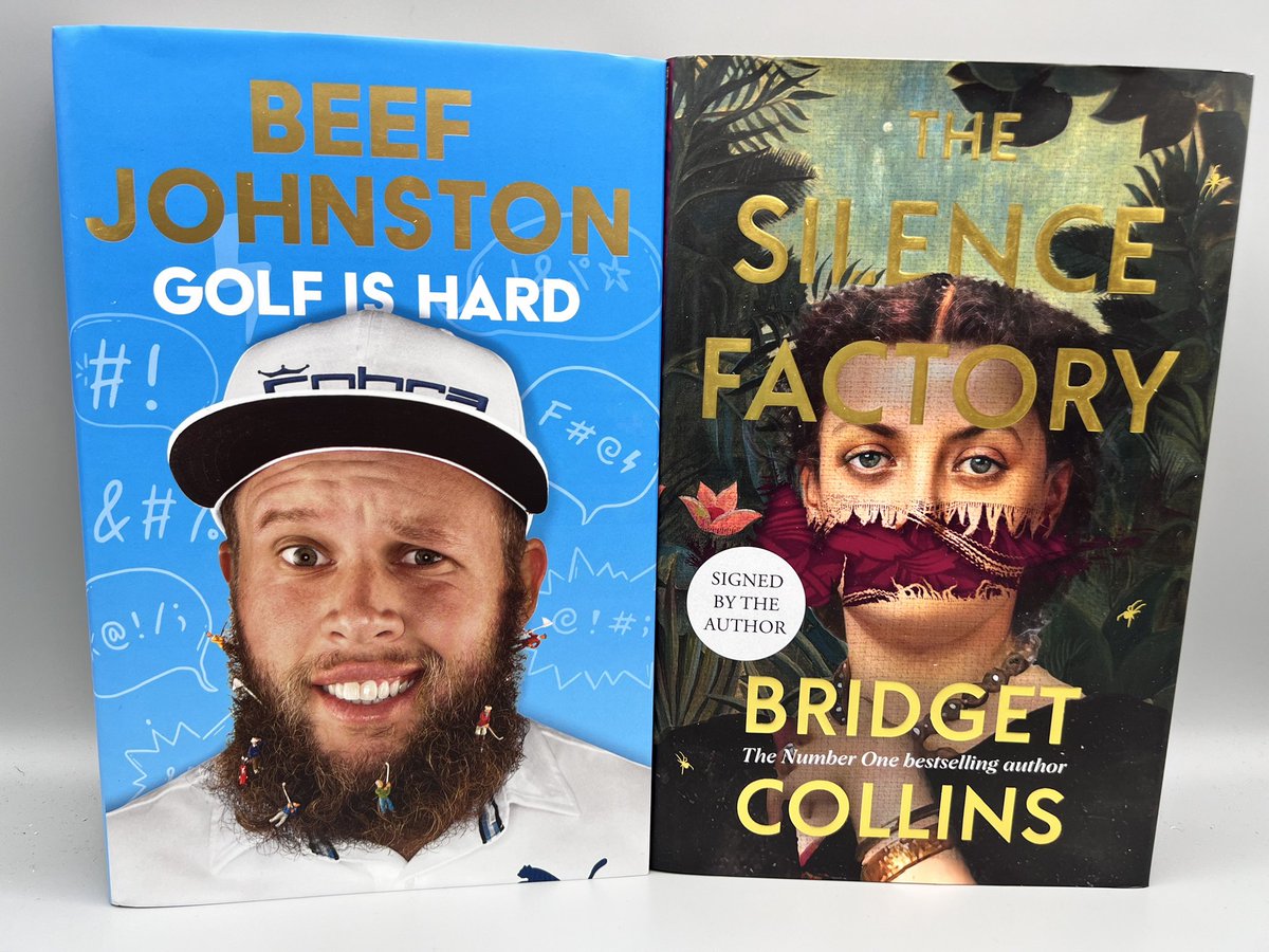 Victoria_Books's tweet photo. 🚨COMPETITION TIME🚨

We are giving one lucky winner a chance to win a SIGNED Copy of either

 #Golfishard by @BeefGolf OR #Thesilencefactory by @Br1dgetCollins 

To enter please 
✅ Follow Us
🔄  Share this post
✏️ Comment which book you would like         

Ends on 18th July 😀 https://t.co/4R8YxI1H5o