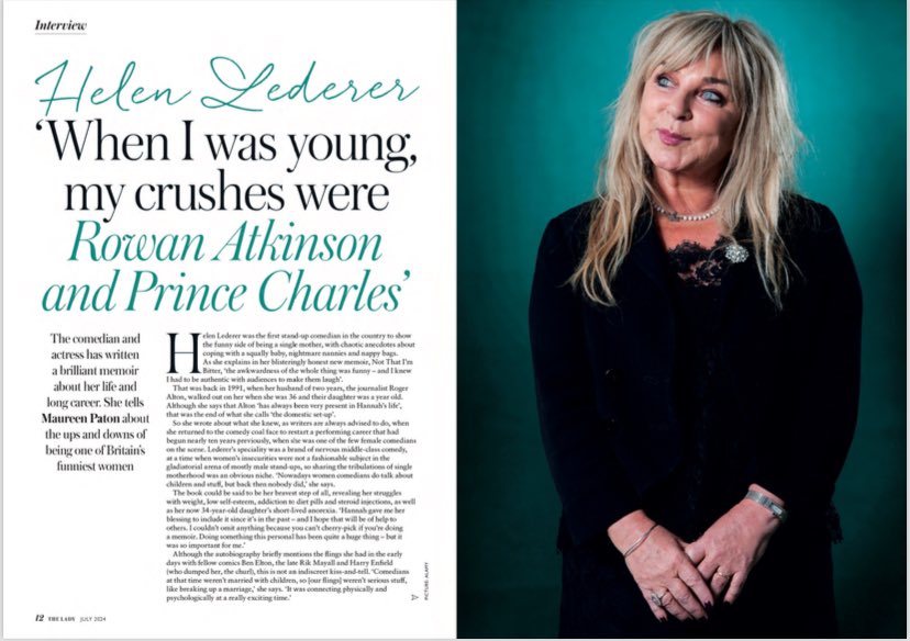HelenLederer's tweet photo. @TheLadyMagazine has embraced …
🔗 to 🍋Not That I’m Bitter🍋here:
https://t.co/nbFSHEKAJG
#thelady #theladymagazine #interview #showbiz https://t.co/ZG3EIZGYk1