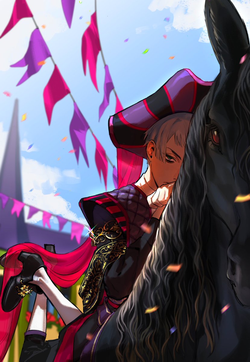 a01z26u21L12's tweet photo. Cover art for the @/rollozine 🔔🎉🎉
Thank you for the invite, I can never turn down the opportunity to draw this precious boy hehehe😌 https://t.co/e2cHZdsJGG