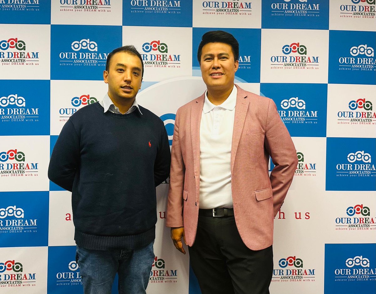 AIBTGlobal's tweet photo. Here's a photo from when our esteemed business partner, Mr. Manish Joshi from Our Dream Associates, met with our Senior Account Manager, Mr. Richard S. Agtarap, in Sydney. 🏙️ https://t.co/N4X3w4b2Bw