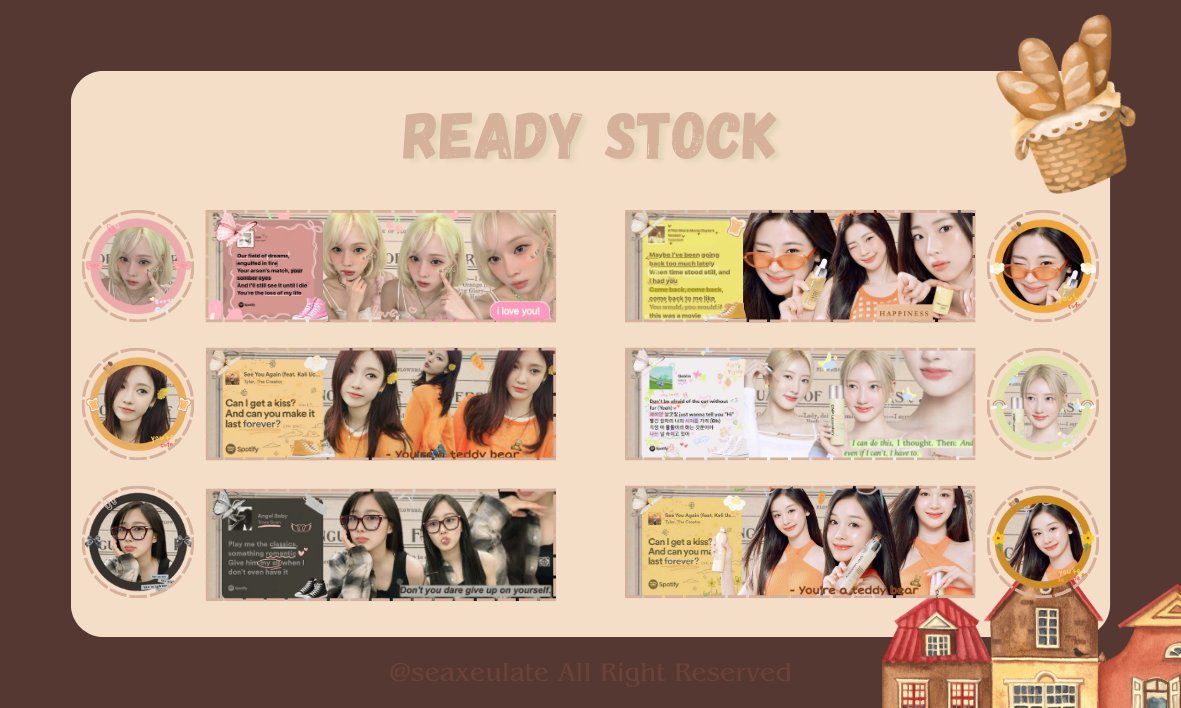 xeulate's tweet image. help rt for appreciated please? thank u

` haii aku ada ready layout aespa and babymonster nih price 5k/ea ajaah. bisa sung DM or whatsapp ya🪽

#zonauang