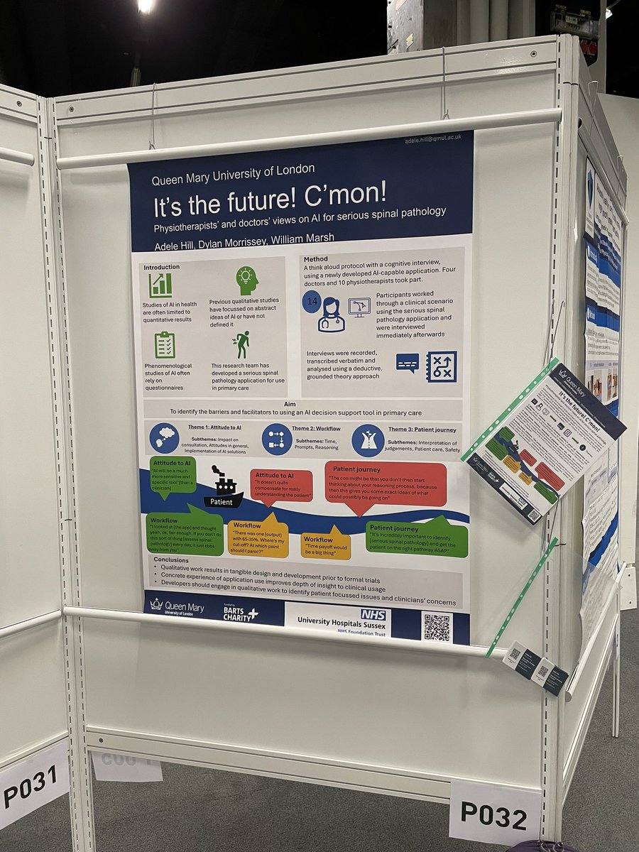 #ifompt #ifompt2024 people! 

I will be in the poster hall this morning talking all things AI and qualitative! Come along and say hi!
