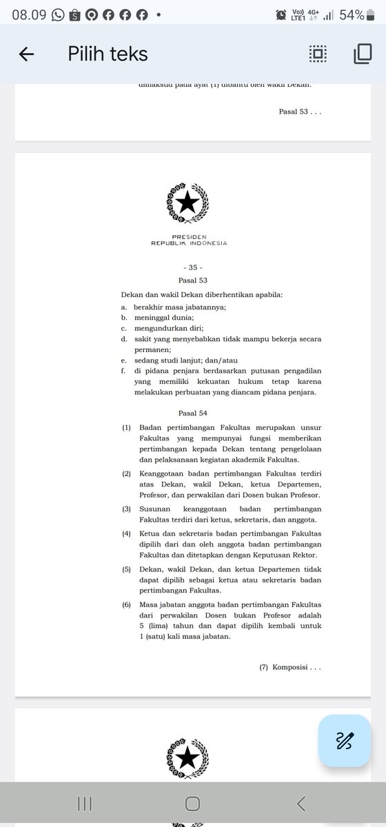 HudSuharg's tweet image. Bisa dibaca di Statuta Unair menurut Peraturan Pemerintah yg ditanda tangani Presiden , rasanya nggak ada yg dilanggar Prof BUS sampai harus diberhentikan sebagai Dekan FK Unair , tolong  diklarifikasi @Unair_Official #SaveProfBUS #SaveProfBUS