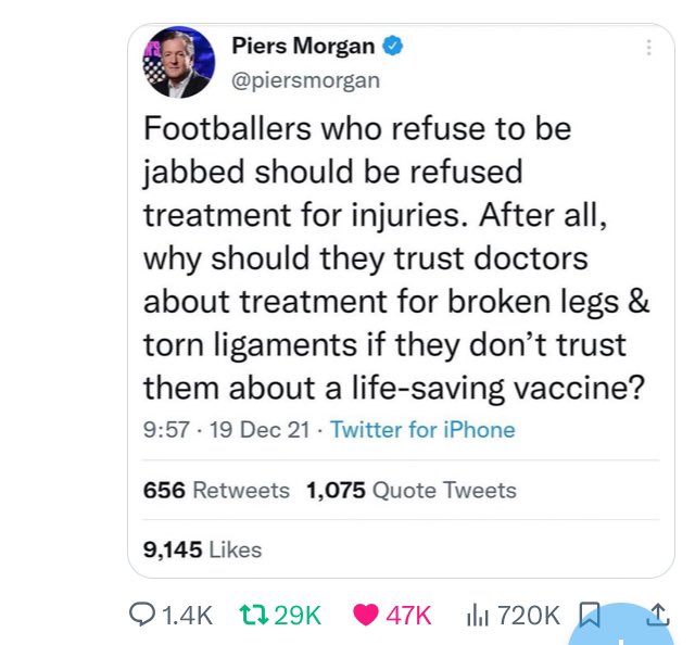 AlexSte40022032's tweet image. #piersmorgan #eviljournalists #ukjournalists #VaccineDeaths #Covid
