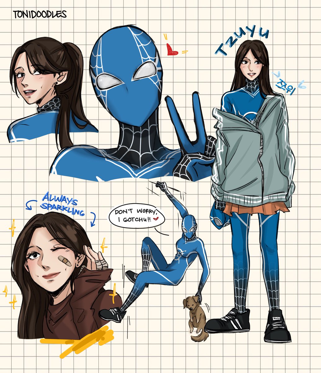tonidoodles's tweet photo. spider-tzu 💙
#tzuyu #twice #spidersona https://t.co/sL3qyYIl1P