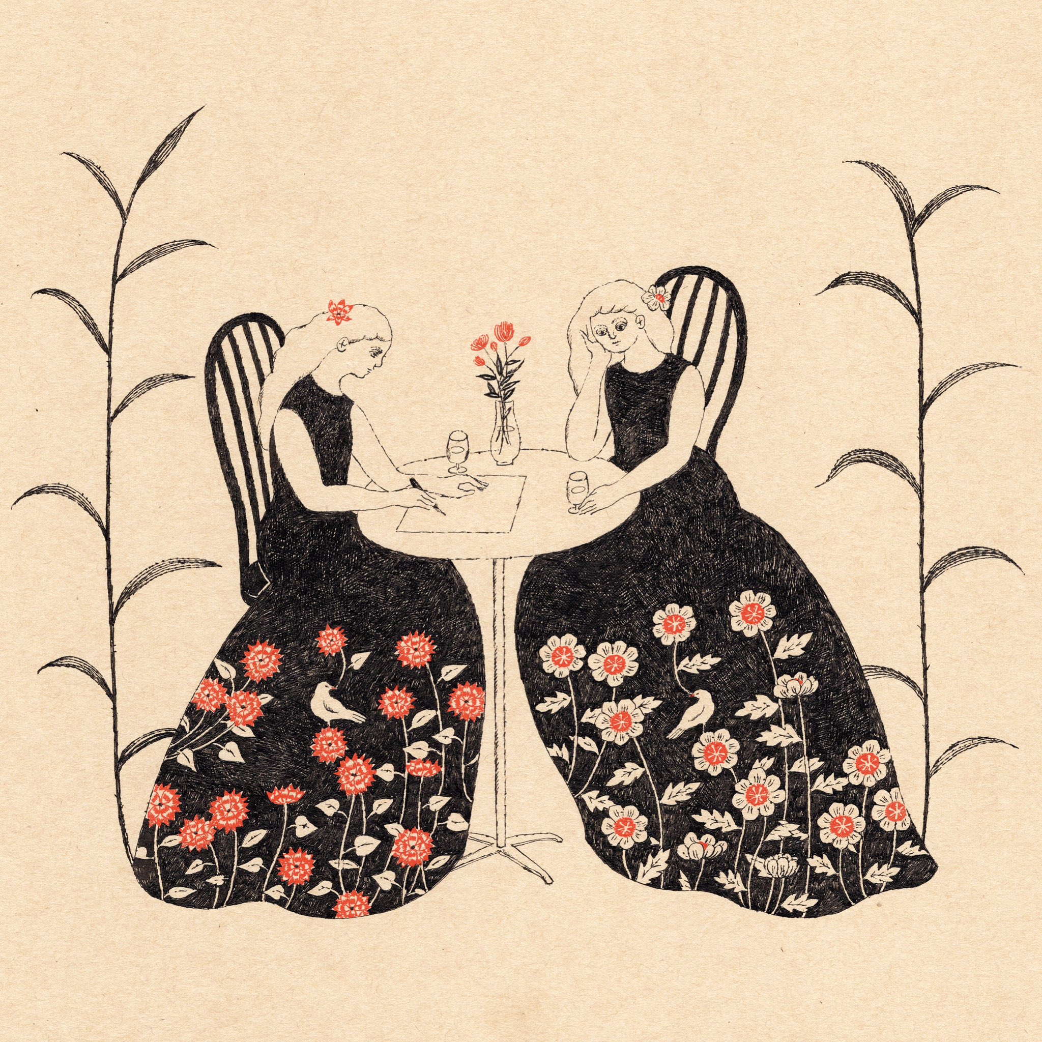 原画 杉本さなえ SANAE SUGIMOTO Dragon Skirt