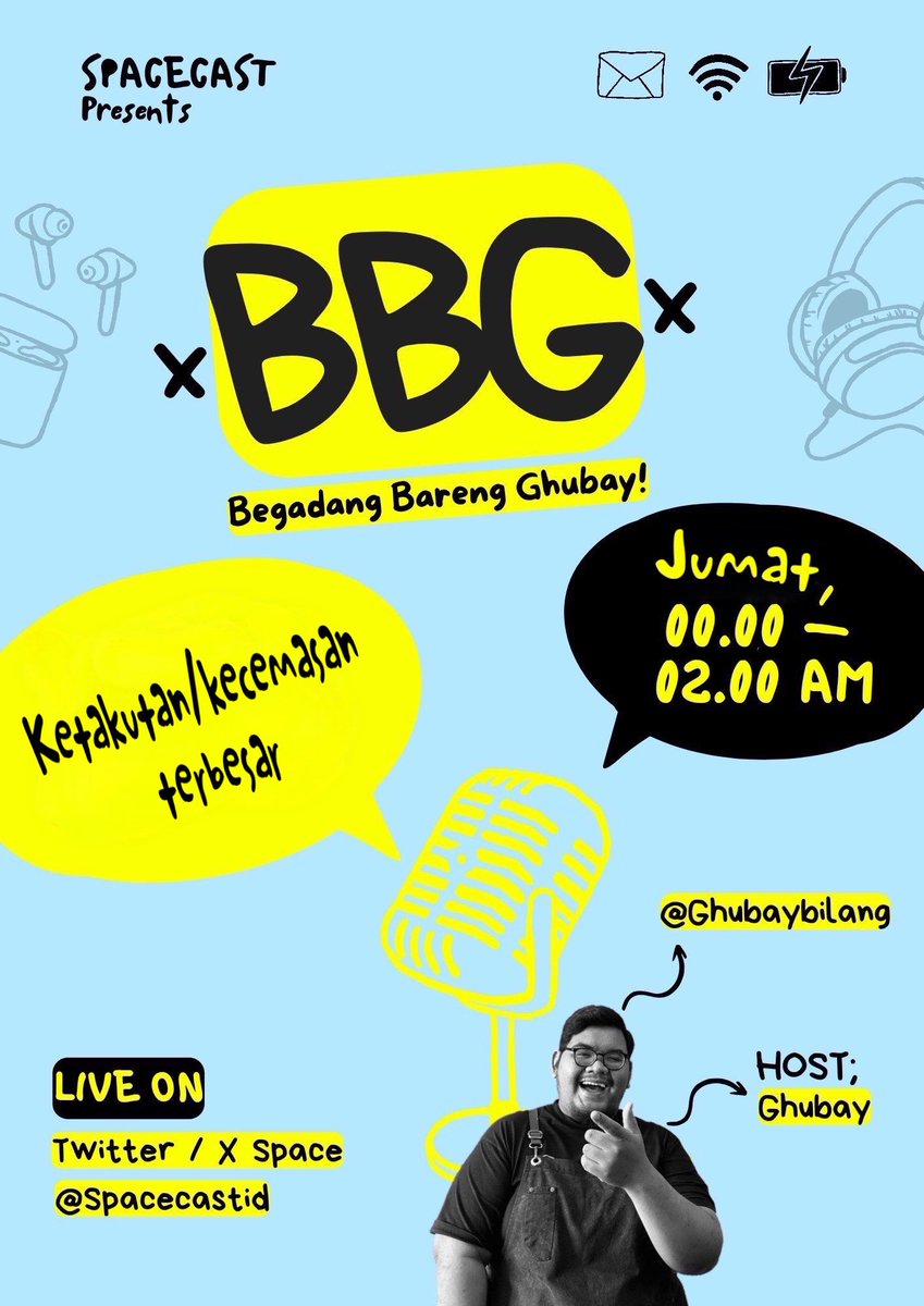 Cemas /takut sih manusiawi ya geshya tapi kenapa si kita takut?ketakutan terbesar kalian apa si?datengnya dr mana?
Gimana si biar berani?yuk ngobrol yuu kita diskusi bareng malem ini sekalian nongkrong gabut bareng <a href="/ghubaybilang/">Ghubay</a> 🙌
So See you tonait 🤙
#ourspaceisyours🪐