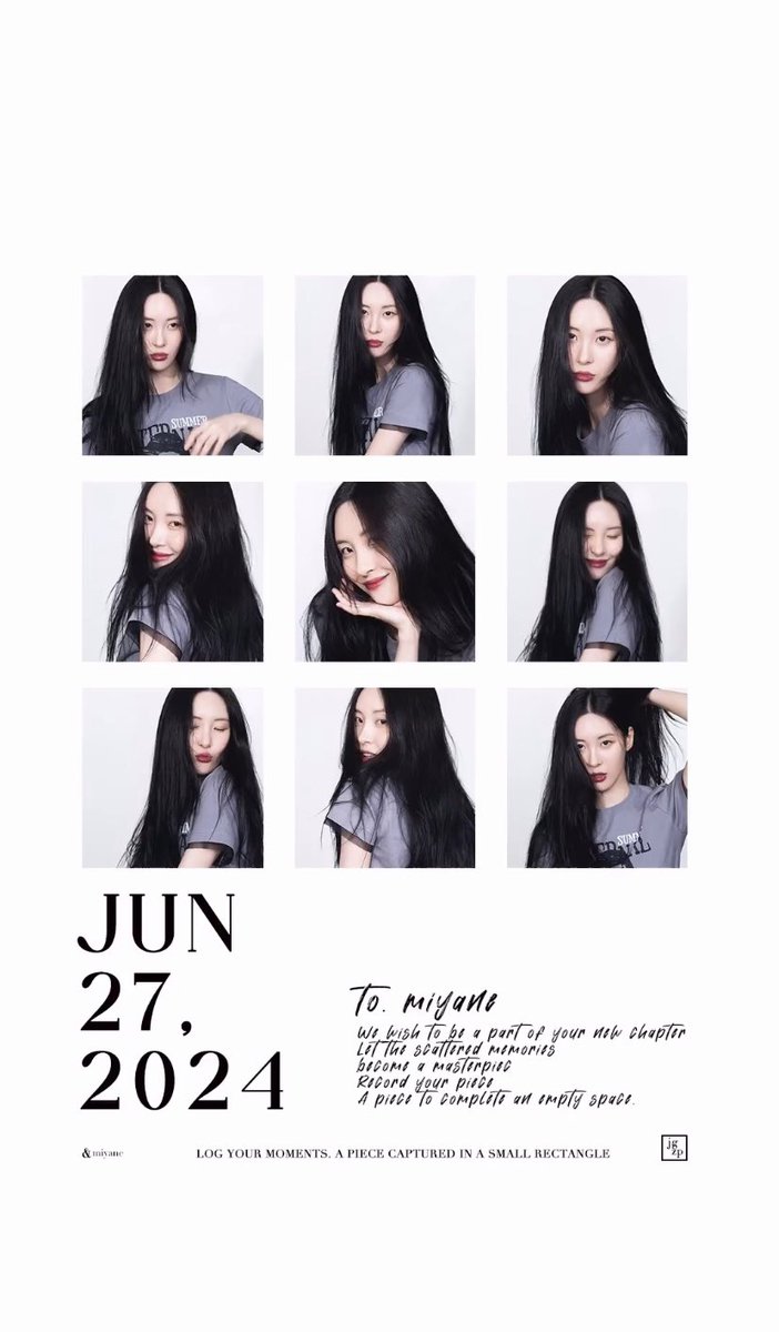 Sunmi took photos at the jg zp photo studio 🥹 #Sunmi #선미 cr