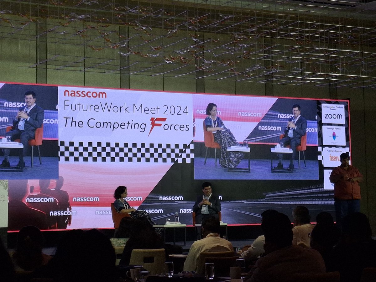 301Neha's tweet photo. Cluster #skilling is becoming important where you learn a group of skills - a combination of multiple #technical and #softskills,  for a role says @Gopa252525 @NasscomEvents #nasscomfuturework 
@achyutaghosh @NasscomR @nimmi0730 @sangeetagupta29 
#FutureOfWork #learning #skills https://t.co/YooZWFvA6Q
