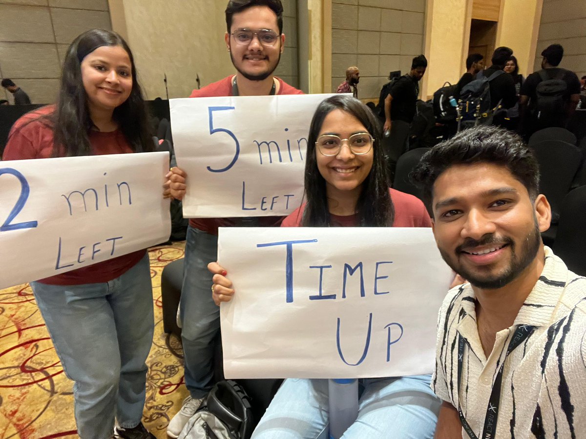 Counting every moments at <a href="/ReactNexus/">React Nexus</a> 😁🥸

In Frame: <a href="/iamdarshshah/">Darsh Shah ⚛</a> <a href="/jhaswati0604/">Swati Jha</a> <a href="/mohibkay/">Mohib Khan</a>