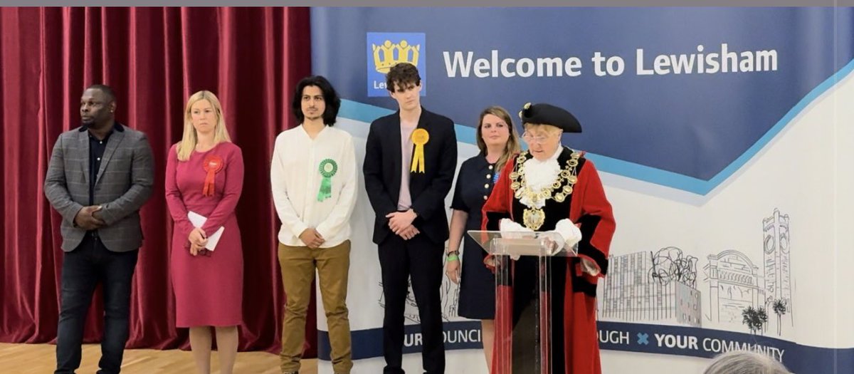 General Election 2024: Lewisham West and East Dulwich

A breakdown of the results
Callum Fowler: Green Party – 9,009
Katherine Hortense: Christian Peoples Alliance - 303
Josh Matthews: Liberal Democrats – 3,558
Marian Lynn Newton: Reform UK – 2,234
Ellie Reeves: Labour Party –