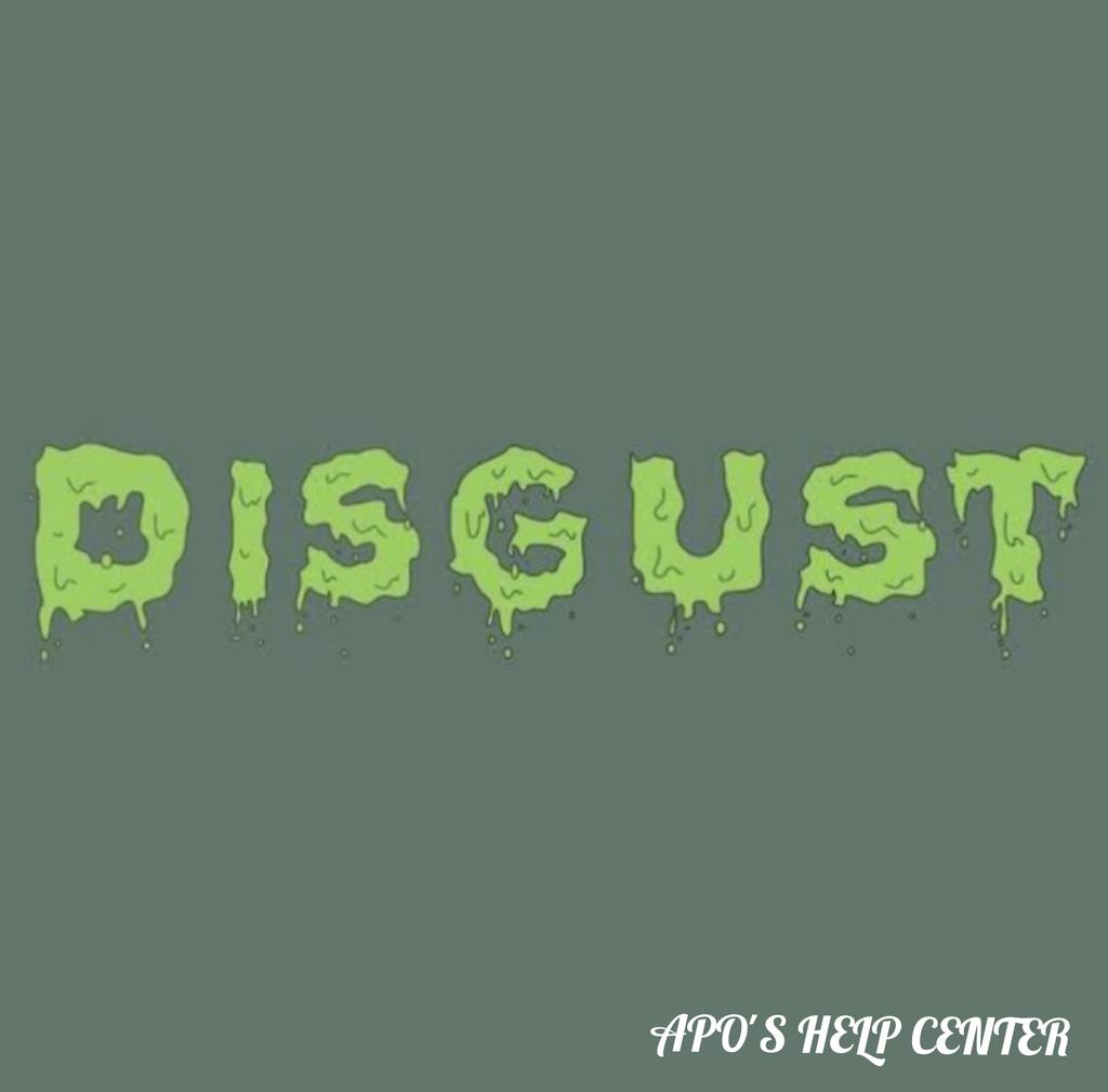 AposHelpCenter's tweet photo. DISGUST
An emotional state that arises as a feeling of aversion towards something offensive. We can feel disgusted by something we perceive with our physical senses (sight, smell, touch, sound, taste), by the actions or appearances of people, and even by ideas.
#aposhelpcenter https://t.co/6WVnWXDAIm