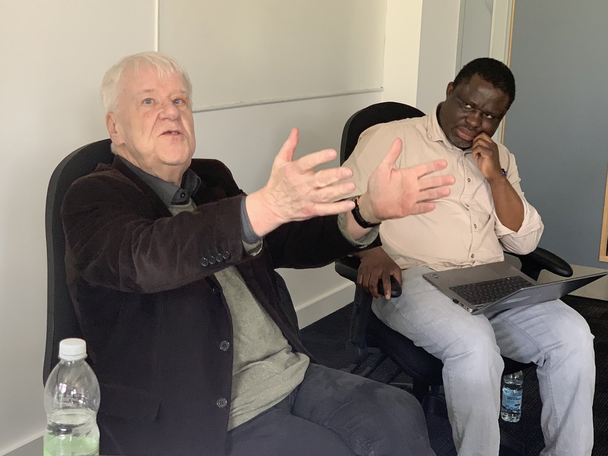 Wonderful to host “Asante Gold: Removed But Not Yet Returned”, a public #SWWARN lecture at <a href="/BathSpaUni/">Bath Spa University</a> by Prof Tom McCaskie from <a href="/SOAS/">SOAS University of London</a> &amp; <a href="/unibirmingham/">Uni of Birmingham</a> and Dr <a href="/GlenNcube/">Glen Ncube</a> from <a href="/BristolUni/">University of Bristol</a>