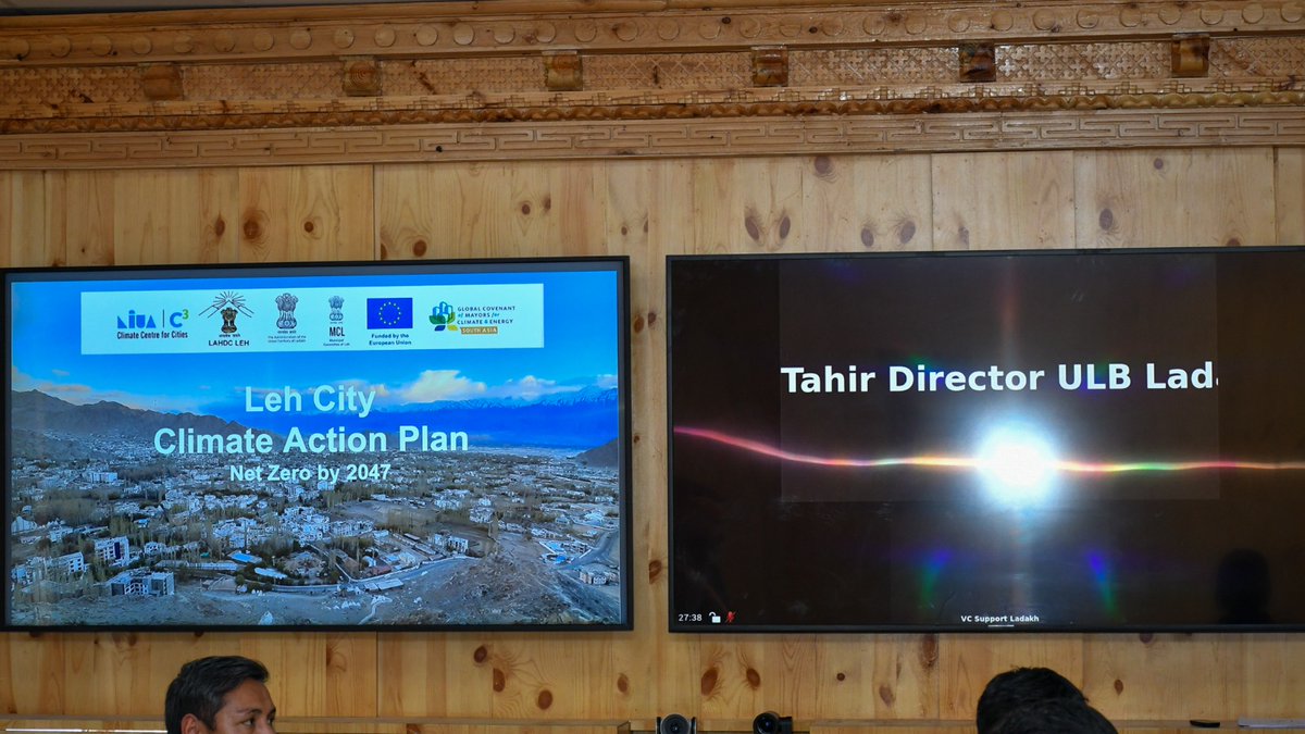DIPR_Leh's tweet image. Advisor Ladakh Dr Pawan Kotwal Convenes Meeting to Discuss Climate Action Plan for Leh City. He instructed PHE to conduct water recharge structures.
@lg_ladakh @LadakhSecretary @LAHDC_LEH @DC_Leh_Official @MCL_leh @Mayors4Climate @NIUA_India
Read more: facebook.com/share/p/hccTcn…
