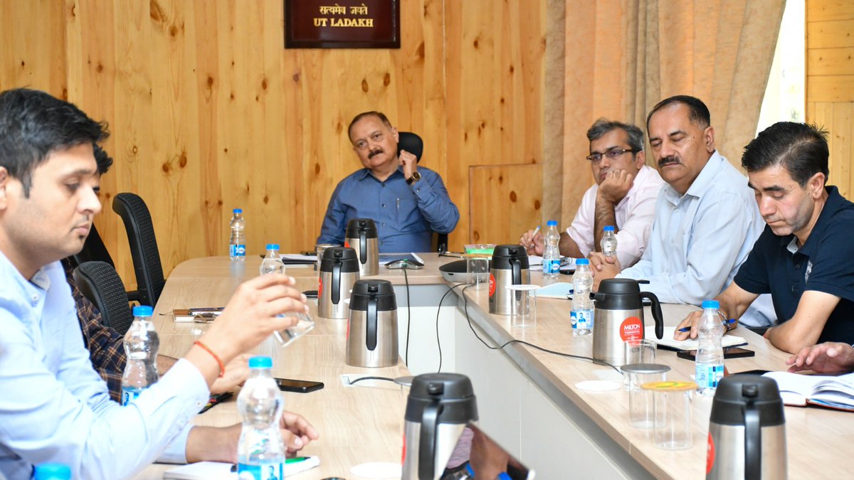 DIPR Leh (@dipr_leh) on Twitter photo Advisor Ladakh Dr Pawan Kotwal Convenes Meeting to Discuss Climate Action Plan for Leh City. He instructed PHE to conduct water recharge structures.
<a href="/lg_ladakh/">Office of the Lt. Governor, Ladakh</a> <a href="/LadakhSecretary/">Secretary UT Ladakh</a> <a href="/LAHDC_LEH/">LAHDC LEH</a> <a href="/DC_Leh_Official/">Deputy Commissioner Leh</a> <a href="/MCL_leh/">Municipal Committee Leh</a> <a href="/Mayors4Climate/">Global Covenant</a> <a href="/NIUA_India/">NIUA_India</a>
Read more: facebook.com/share/p/hccTcn… Advisor Ladakh Dr Pawan Kotwal Convenes Meeting to Discuss Climate Action Plan for Leh City. He instructed PHE to conduct water recharge structures.
<a href="/lg_ladakh/">Office of the Lt. Governor, Ladakh</a> <a href="/LadakhSecretary/">Secretary UT Ladakh</a> <a href="/LAHDC_LEH/">LAHDC LEH</a> <a href="/DC_Leh_Official/">Deputy Commissioner Leh</a> <a href="/MCL_leh/">Municipal Committee Leh</a> <a href="/Mayors4Climate/">Global Covenant</a> <a href="/NIUA_India/">NIUA_India</a>
Read more: facebook.com/share/p/hccTcn…