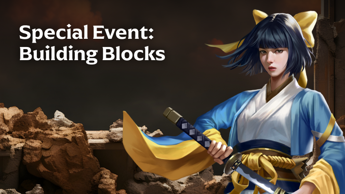 📣 Special Event Announcement 📣

Get ready for the first Guild of Guardians Special Event: “Building Blocks”!

🗓️ July 9th, 2024, 04:00 UTC - July 15th, 2024, 19:59 UTC

🎮 Endless Mode
✨ Rare Guardians Only
🔝 Solo &amp; Guild scoring
🏆 Ascension Seals &amp; Idols

👉🏻 Read More: